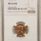 Lincoln Cents (Wheat) 1920 LINCOLN CENT – NGC MS-63 RB