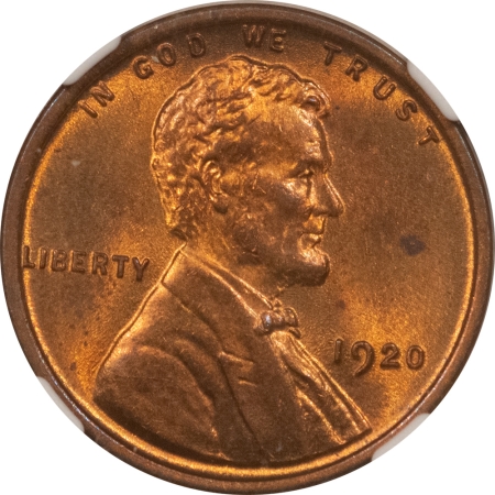 Lincoln Cents (Wheat) 1920 LINCOLN CENT – NGC MS-63 RB