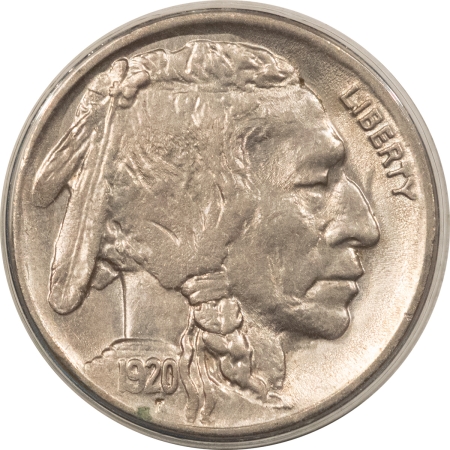 Buffalo Nickels 1920 BUFFALO NICKEL – HIGH GRADE, NEARLY UNCIRCULATED, LOOKS CHOICE!