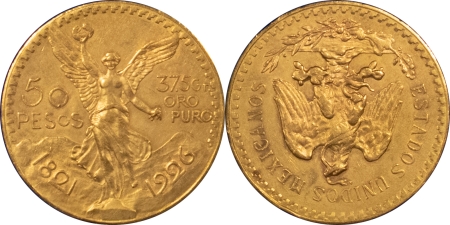 New Store Items 1921-1947 MEXICO 50 PESOS GOLD, COMPLETE 16 PIECE SET IN CAPITAL PLASTICS-B.U.!