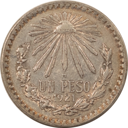 New Store Items 1921 MEXICO 1 PESO SILVER, KM#455 – HIGH GRADE EXAMPLE!