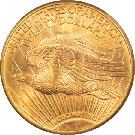 $20 1923-D $20 ST GAUDENS GOLD DOUBLE EAGLE – PCGS MS-66, BOOMING LUSTER! #40776243