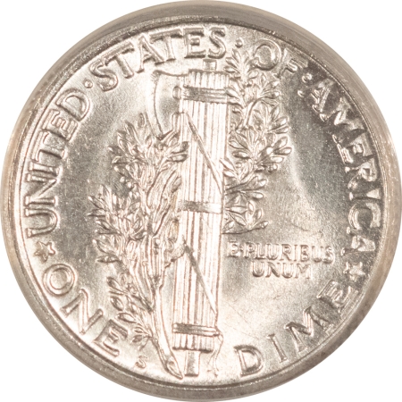 Mercury Dimes 1923-S MERCURY DIME – ANACS MS-61, PREMIUM QUALITY!