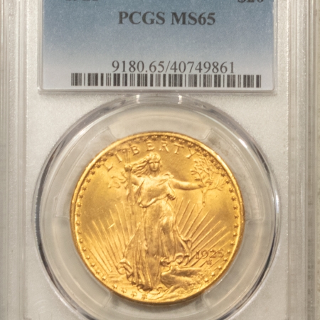 $20 1925 $20 ST GAUDENS GOLD DOUBLE EAGLE – PCGS MS-65, GEM #40749861