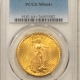 $20 1914-S $20 ST GAUDENS GOLD DOUBLE EAGLE – CACG MS-61, FLASHY & LUSTROUS