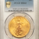 $20 1927 $20 ST GAUDENS GOLD DOUBLE EAGLE – PCGS MS-66, LUSTROUS! #50153259