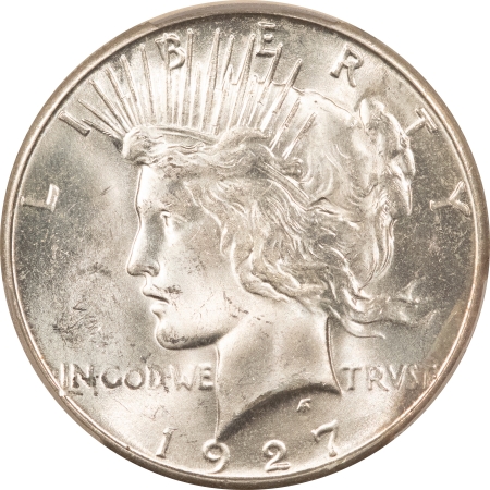 New Certified Coins 1927-S $1 PEACE DOLLAR – PCGS MS-63, BLAST WHITE & CHOICE!