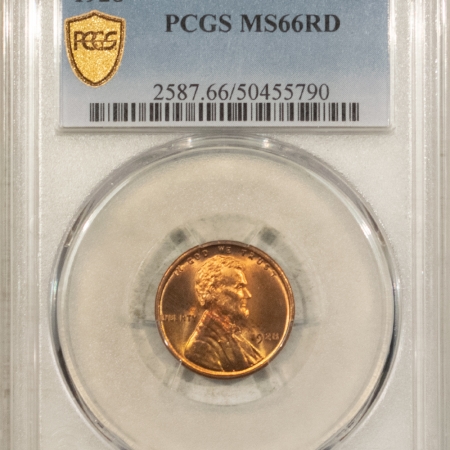 Lincoln Cents (Wheat) 1928 LINCOLN CENT – PCGS MS-66 RD, GORGEOUS! PREMIUM QUALITY+!