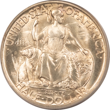 New Certified Coins 1935-S SAN DIEGO COMMEMORATIVE HALF DOLLAR – PCGS MS-65, OGH, FLASHY & PQ!