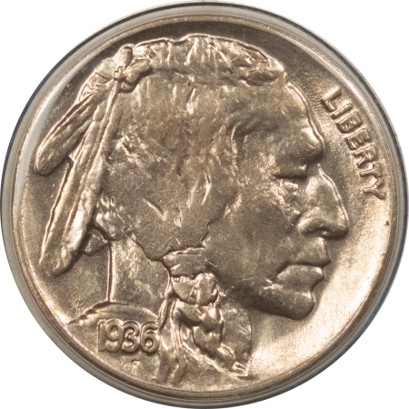 Buffalo Nickels 1936-D BUFFALO NICKEL – UNCIRCULATED!