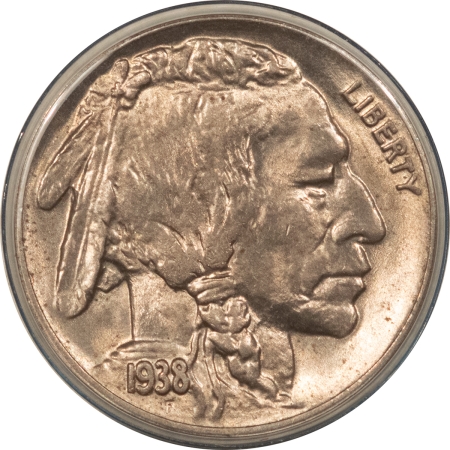 Buffalo Nickels 1938-D BUFFALO NICKEL – UNCIRCULATED