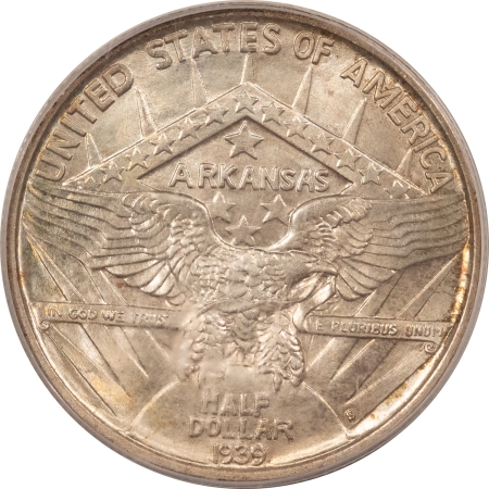 New Certified Coins 1939-S ARKANSAS COMMEMORATIVE HALF DOLLAR – PCGS MS-66, SMOOTH & NICE!