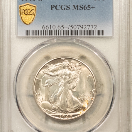 New Certified Coins 1940-S WALKING LIBERTY HALF DOLLAR – PCGS MS-65+ PREMIUM QUALITY!