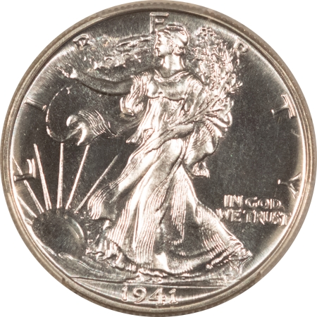 New Certified Coins 1941 PROOF WALKING LIBERTY HALF DOLLAR – PCGS PR-66, PREMIUM QUALITY!