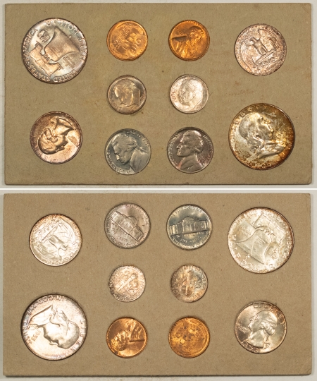 New Store Items 1953 U.S. MINT SET, 30 COINS, ORIGINAL CARDS/OUTER ENVELOPE-GORGEOUS & ORIGINAL!