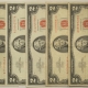 New Store Items 1963 $2 UNITED STATES RED SEAL NOTES, LOT/5, FR#1513 – VERY FINE!