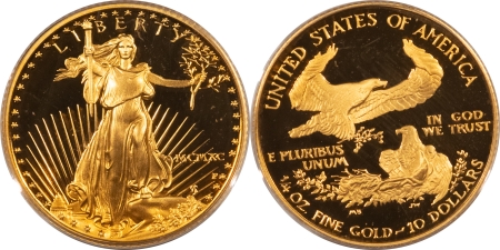 American Gold Eagles, Buffaloes, & Liberty Series 1990-P PROOF AMERICAN GOLD EAGLE 4 COIN SET, 1.85 AGW – PCGS PR-69 DCAM, MATCHED