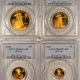 American Gold Eagles, Buffaloes, & Liberty Series 1990-P PROOF AMERICAN GOLD EAGLE 4 COIN SET, 1.85 AGW – PCGS PR-69 DCAM, MATCHED