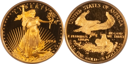 American Gold Eagles, Buffaloes, & Liberty Series 1994-P PROOF AMERICAN GOLD EAGLE 4 COIN SET, 1.85 AGW – PCGS PR-69 DCAM, MATCHED