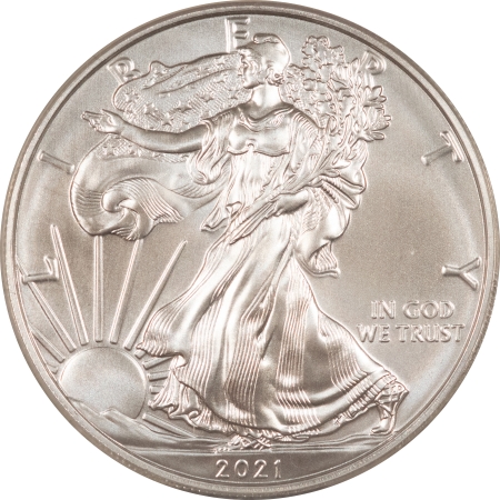 American Silver Eagles 2021 1 OZ TY I AMERICAN SILVER EAGLE ANACS MS70 FIRST DAY OF ISSUE #06560/10,987