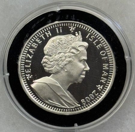 New Store Items 2009 ISLE OF MAN (POBJOY MINT) 1 OZ PLATINUM ANGEL, GEM PROOF, OGP & COA!