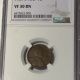 Braided Hair Half Cents 1850 BRAIDED HAIR HALF CENT – PCGS AU-50