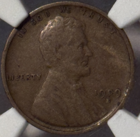 Lincoln Cents (Wheat) 1909-S VDB LINCOLN CENT – NGC VF-30 BN