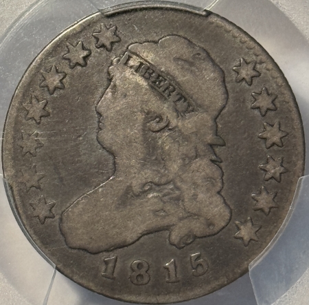 Capped Bust Quarters 1815 CAPPED BUST QUARTER – PCGS VG-8