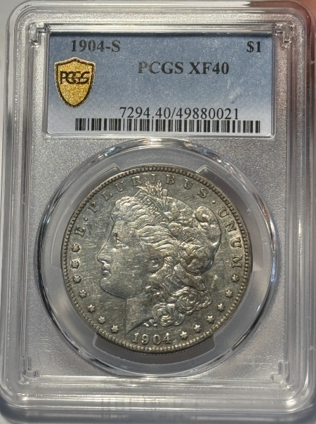 Morgan Dollars 1904-S $1 MORGAN DOLLAR – PCGS XF-40