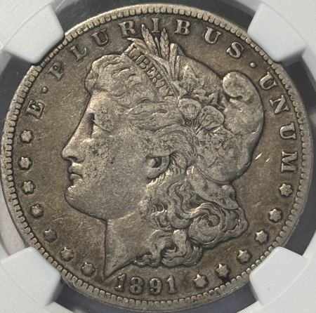 Morgan Dollars 1891-CC MORGAN DOLLAR NGC VF-20