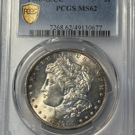 Morgan Dollars 1900-O/CC MORGAN DOLLAR PCGS MS-62