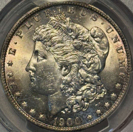 Morgan Dollars 1900-O/CC MORGAN DOLLAR PCGS MS-62