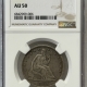 New Certified Coins 1917-D OBVERSE WALKING LIBERTY HALF DOLLAR – NGC AU-58, NICE & ORIGINAL!