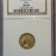 $2.50 1915 $2.50 INDIAN GOLD GSA HOARD NGC AU-58, GSA ON LABEL