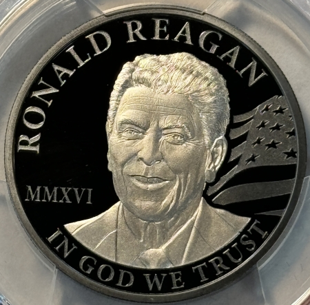 Bullion 2016 $250 COOK ISLANDS 1 OZ PALLADIUM RONALD REAGAN LEGACY SIGN PCGS PR-70 DCAM