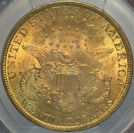 $20 1894 $20 LIBERTY GOLD DOUBLE EAGLE – PCGS MS-61