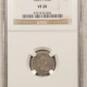 Draped Bust Half Dimes 1797 16 STARS DRAPED BUST HALF DIME, LM-3 – NGC F-12, TOUGH, STRONG DATE!