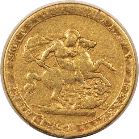 Bullion 1820 GREAT BRITAIN GOLD SOVEREIGN, KM-674 – CIRCULATED, SCARCE EARLY DATE!