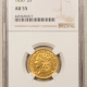 $5 1903-S $5 LIBERTY GOLD HALF EAGLE – NGC MS-61