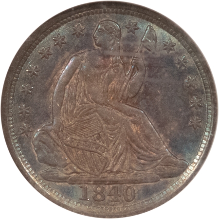 Liberty Seated Half Dimes 1840 NO DRAPERY SEATED LIBERTY HALF DIME – NGC MS-64