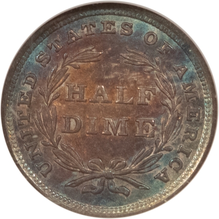 Liberty Seated Half Dimes 1840 NO DRAPERY SEATED LIBERTY HALF DIME – NGC MS-64