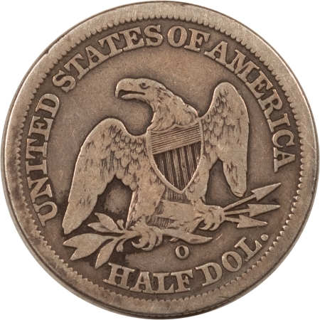 Liberty Seated Halves 1846-O SEATED LIBERTY HALF DOLLAR, MEDIUM DATE – CIRCULATED!