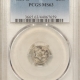 CAC Approved Coins 1855 THREE CENT SILVER – PCGS MS-63, PRETTY, PREMIUM QUALITY & CAC APPROVED!