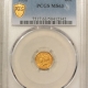 $1 1853 TYPE 1 $1 GOLD DOLLAR – ANACS AU-55 DETAILS! CLEANED, FLASHY W/ NICE LOOK!