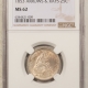 Liberty Seated Quarters 1839 SEATED LIBERTY QUARTER – NGC MS-63, REALLY TOUGH, PRETTY!