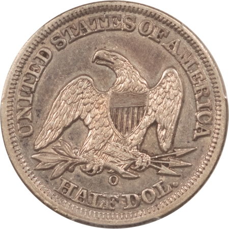 Liberty Seated Halves 1855-O SEATED LIBERTY HALF DOLLAR, ARROWS – PCGS AU-50