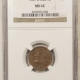 Indian 1859 INDIAN CENT – NGC AU-58, LUSTROUS! LOOKS UNC!