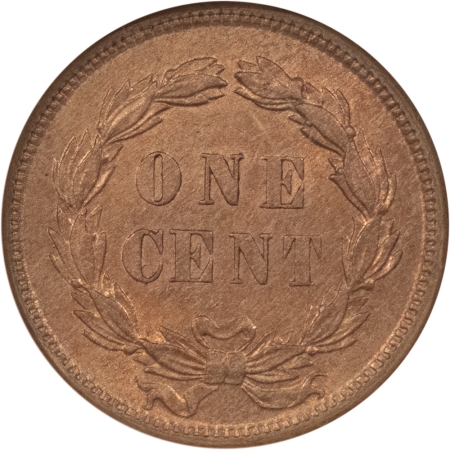 Indian 1859 INDIAN CENT – NGC AU-58, LUSTROUS! LOOKS UNC!