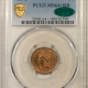 Lincoln Cents (Wheat) 1925-D LINCOLN CENT – PCGS MS-65 RB, PREMIUM QUALITY & NEARLY FULL RED!