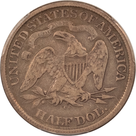 Liberty Seated Halves 1873-CC SEATED LIBERTY HALF DOLLAR, ARROWS – PCGS VF-20, SUPER ORIGINAL, TOUGH!